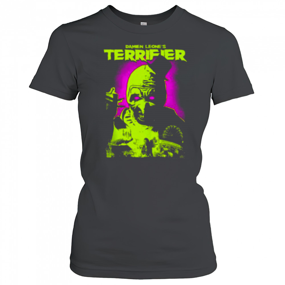 Terrifier Glowing Eyes Art Neon Poster Horror Shirt Women's T-shirt