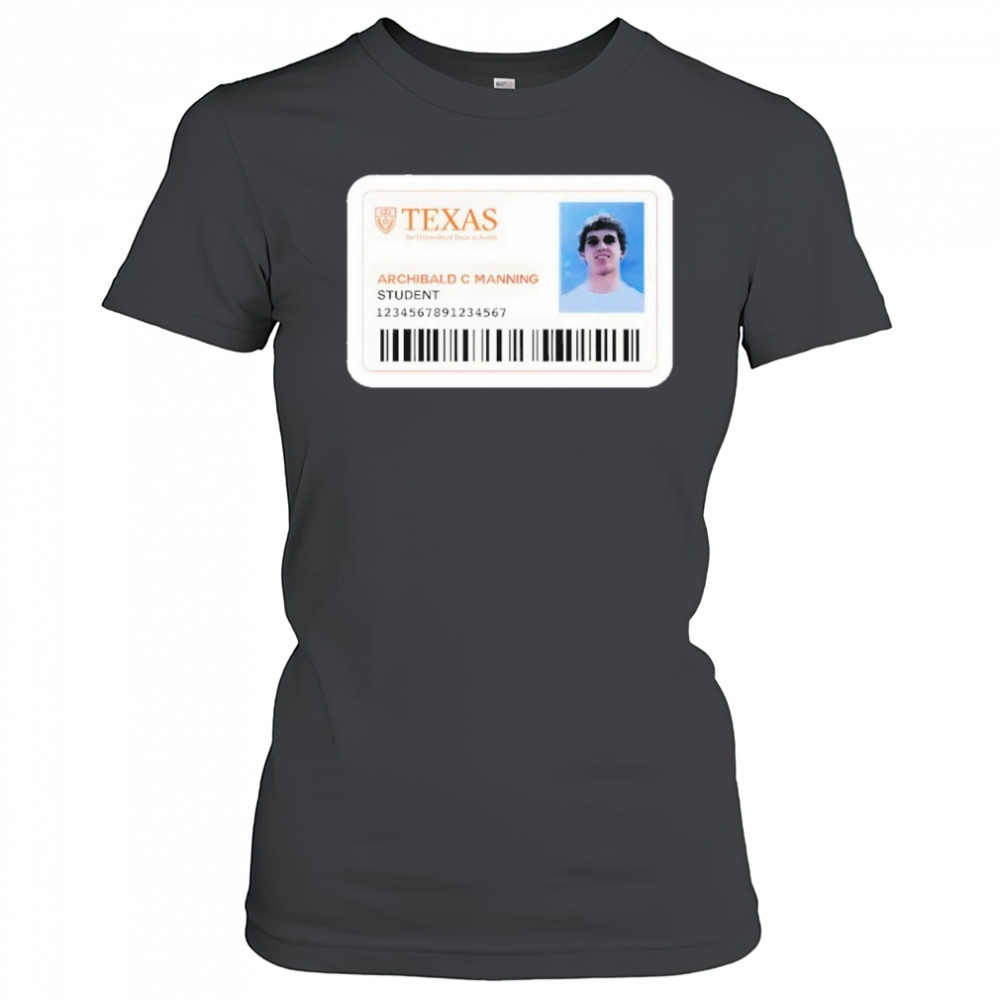 Texas Archibald C Manning Student Shirt Women's T-shirt