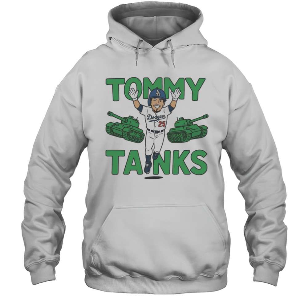 Tommy Tanks Los Angeles Dodgers cartoon shirt Hoodie