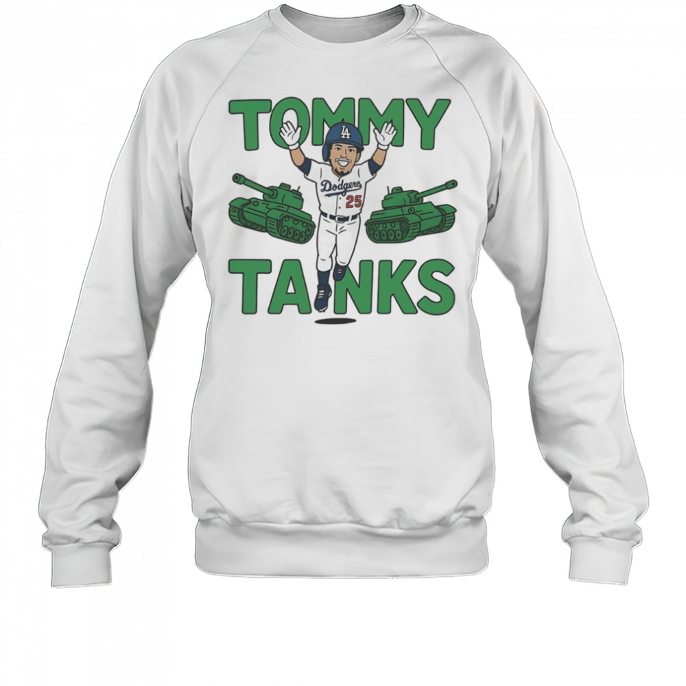 Tommy Tanks Los Angeles Dodgers cartoon shirt Sweatshirt