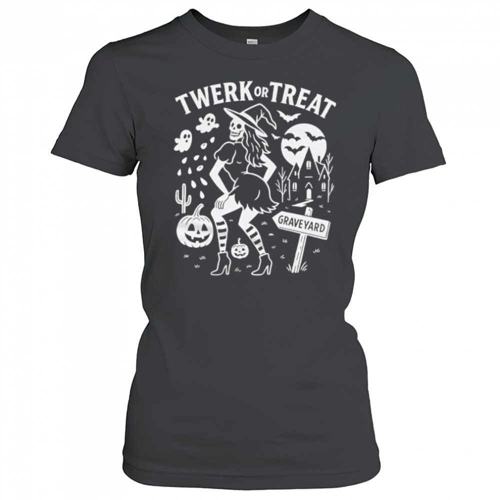 Twerk Or Treat Graveyard shirt Women's T-shirt