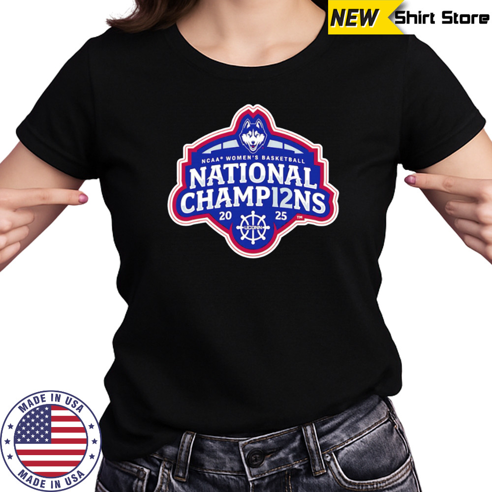 UConn Huskies NCAA Women’s Basketball National Champions 2025 shirt Women's T-shirt