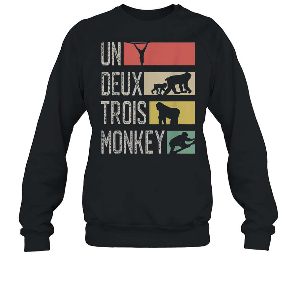 Un Deux Trois Monkey T-Shirt Sweatshirt