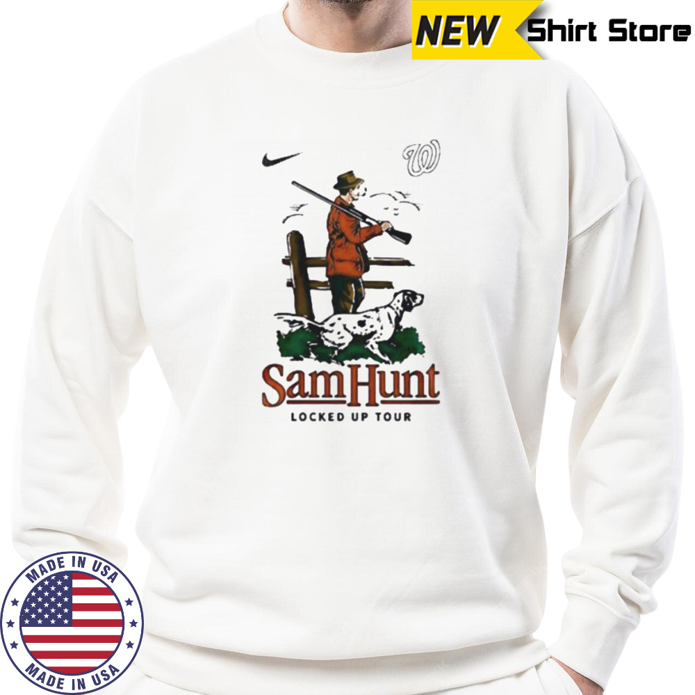 Washington Nationals x Sam Hunt summer tour locked up tour shirt Hoodie