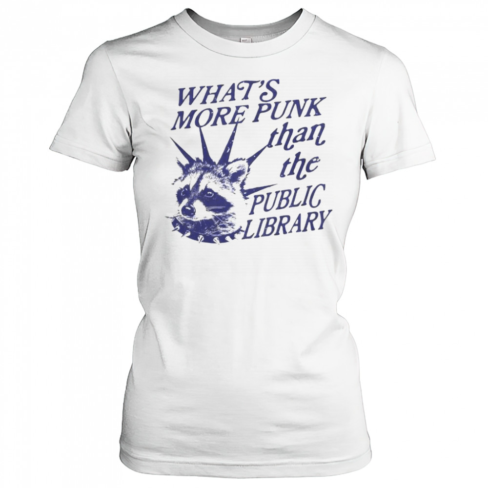 Whats More Punk Than The Public Library Vintage Raccoon T-Shirt Women's T-shirt