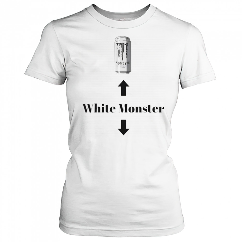 White Monster Joke Man Friends shirt Women's T-shirt