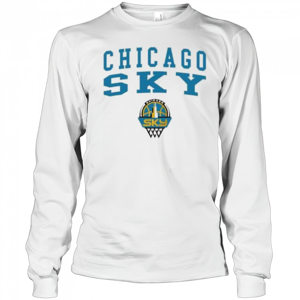 WNBA Chicago Sky Girls logo shirt Long Sleeved