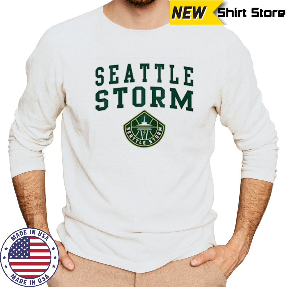 WNBA Seattle Storm Girls logo shirt Long Sleeved