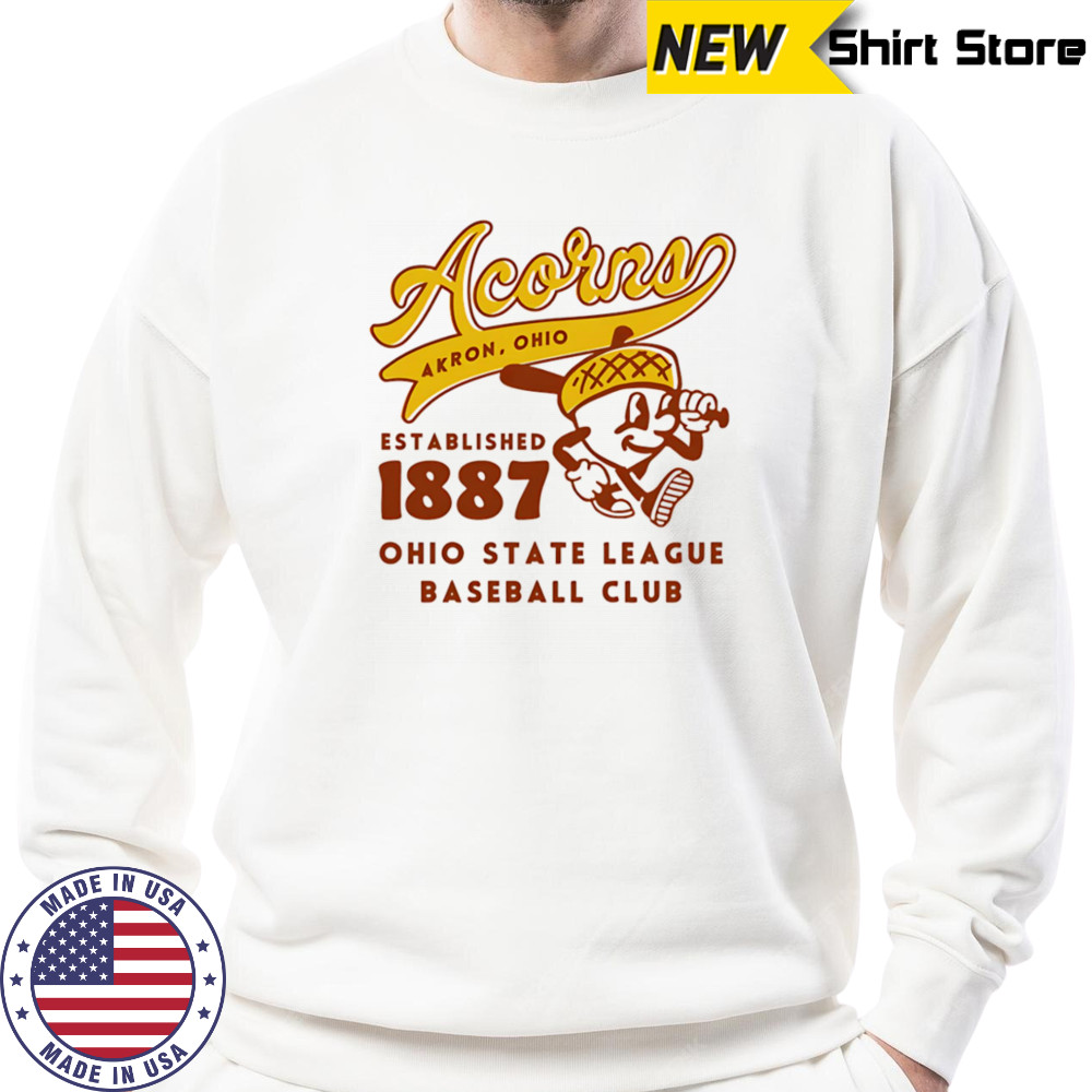 Akron Acorns Ohio State League baseball club shirt Hoodie