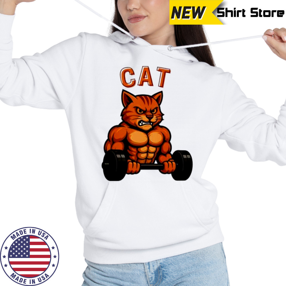 Cat Gym Weightlifting shirt Sweatshirt