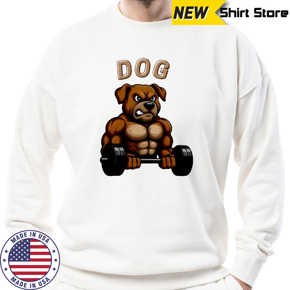 Dog Gym Weightlifting shirt Hoodie