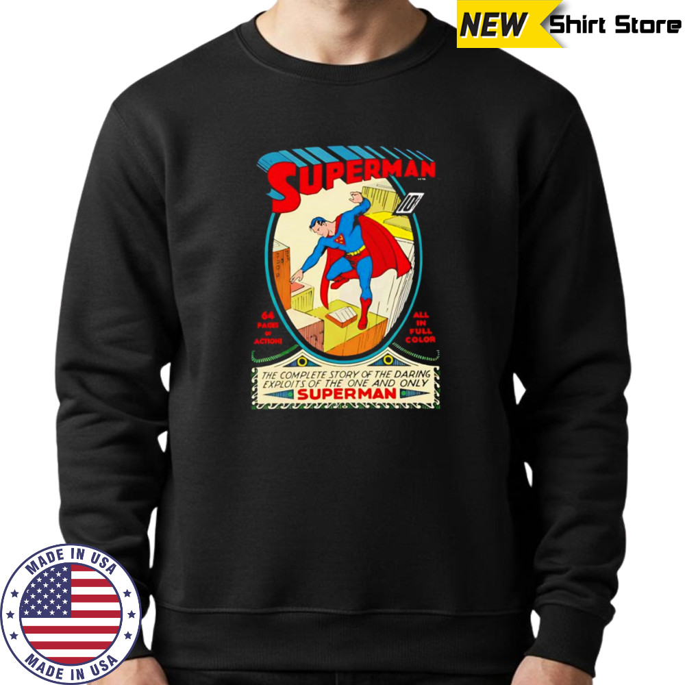 Superman #1 Embroidered shirt Hoodie