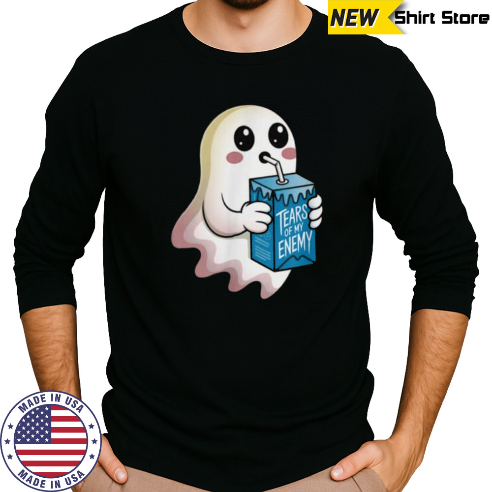 Tears Of My Enemy Cute Ghost Shirt Long Sleeved