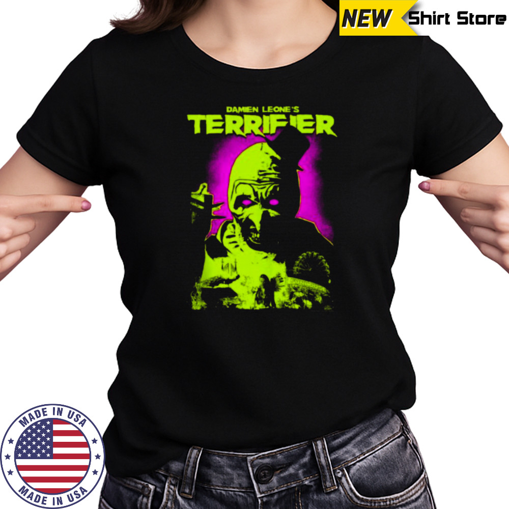 Terrifier Glowing Eyes Art Neon Poster Horror Shirt Women's T-shirt