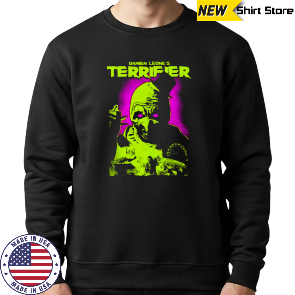 Terrifier Glowing Eyes Art Neon Poster Horror Shirt Hoodie