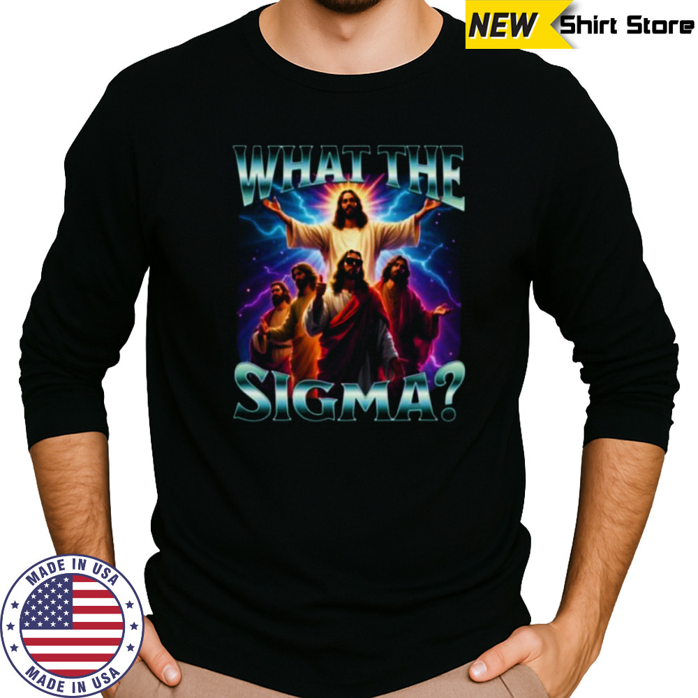 What The Sigma Jesus Meme Bootleg Cool Jesus Y2K Shirt Long Sleeved