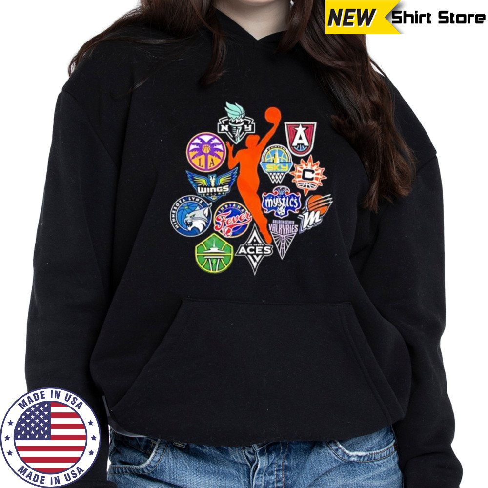 WNBA Women’s Basketball logo Teams shirt Sweatshirt