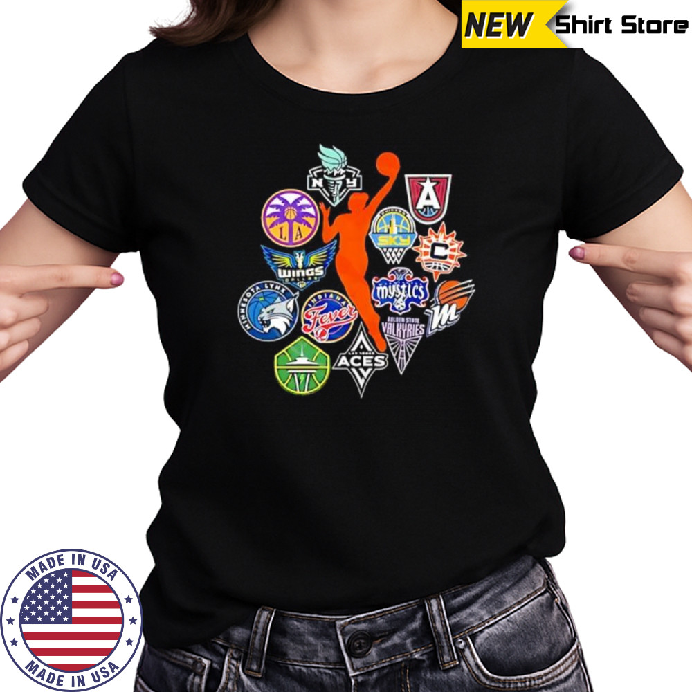 WNBA Women’s Basketball logo Teams shirt Women's T-shirt