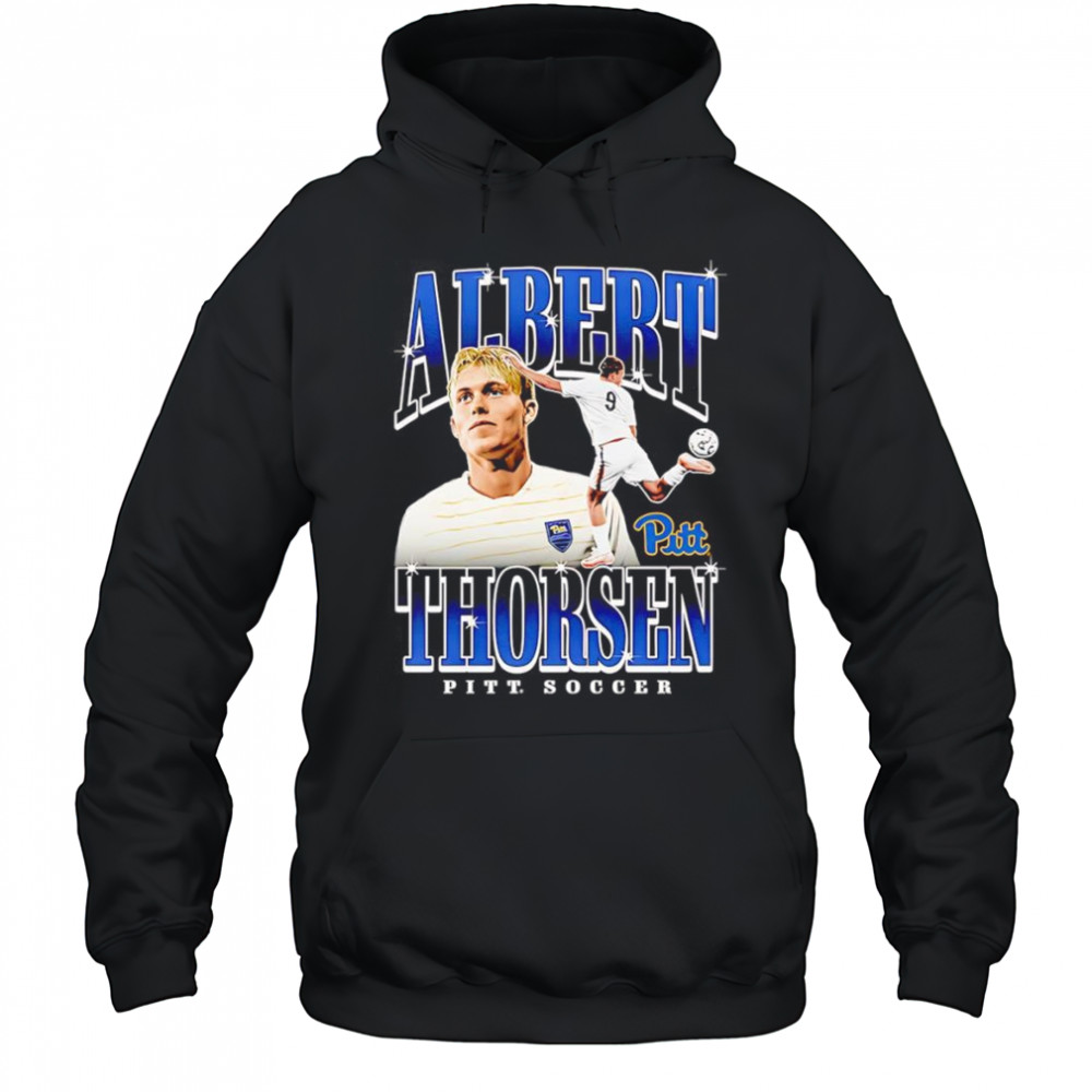Albert Thorsen Pitt soccer graphic shirt Hoodie