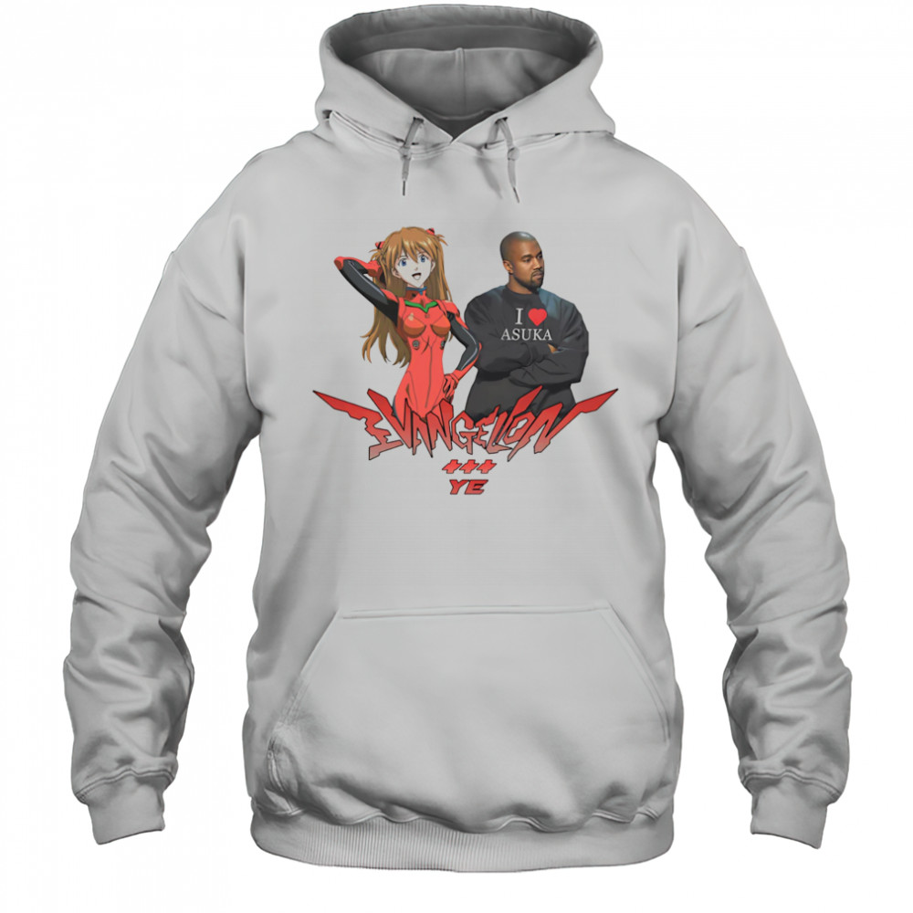 Asuka x West Evangelion shirt Hoodie