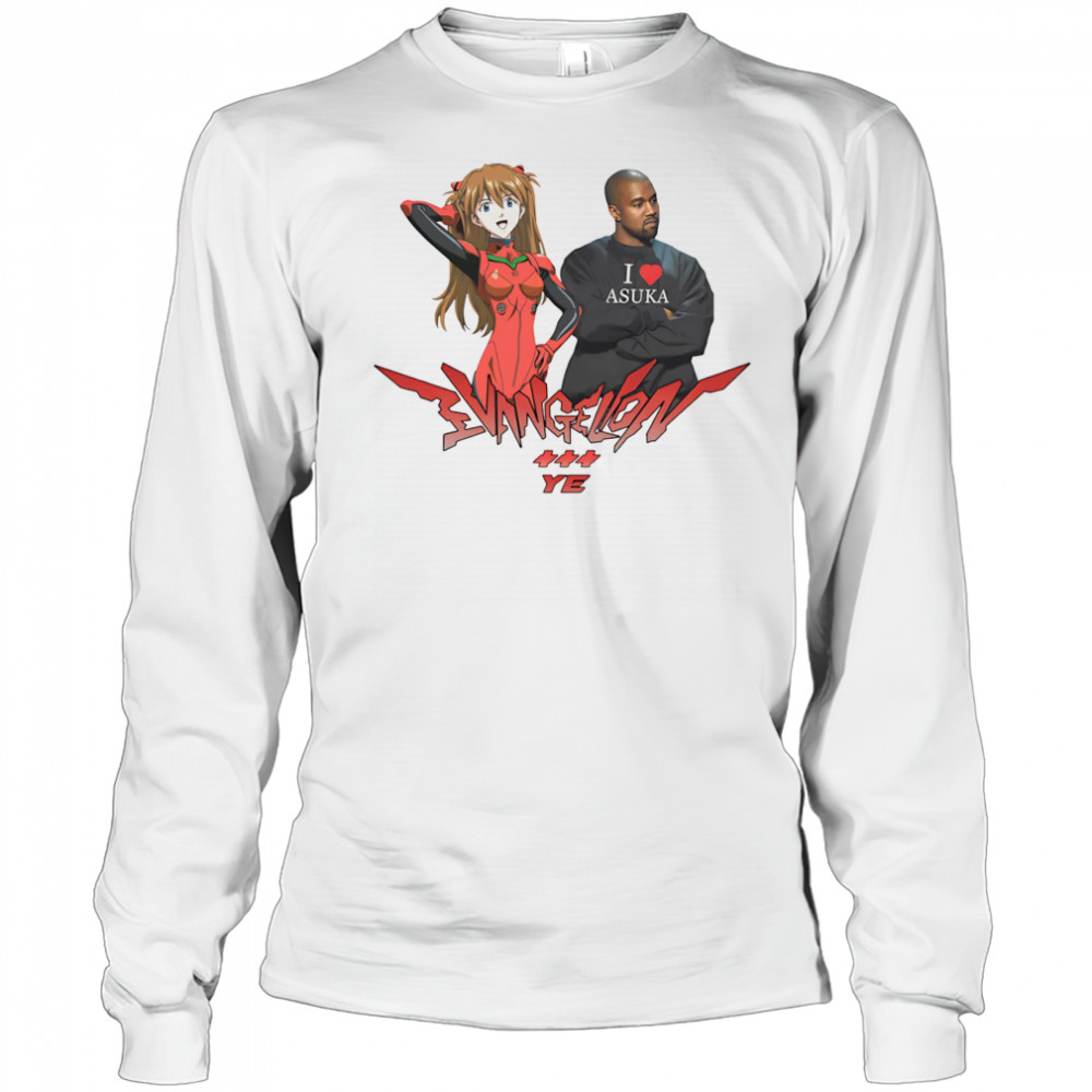 Asuka x West Evangelion shirt Long Sleeved