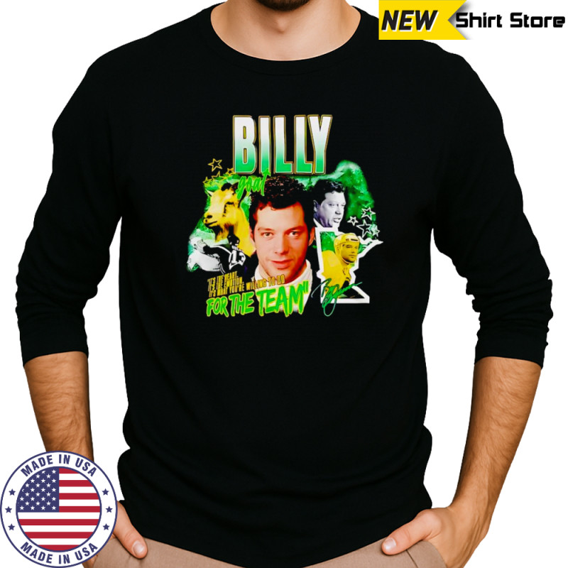 Billy Goat for the team graphic shirt Long Sleeved