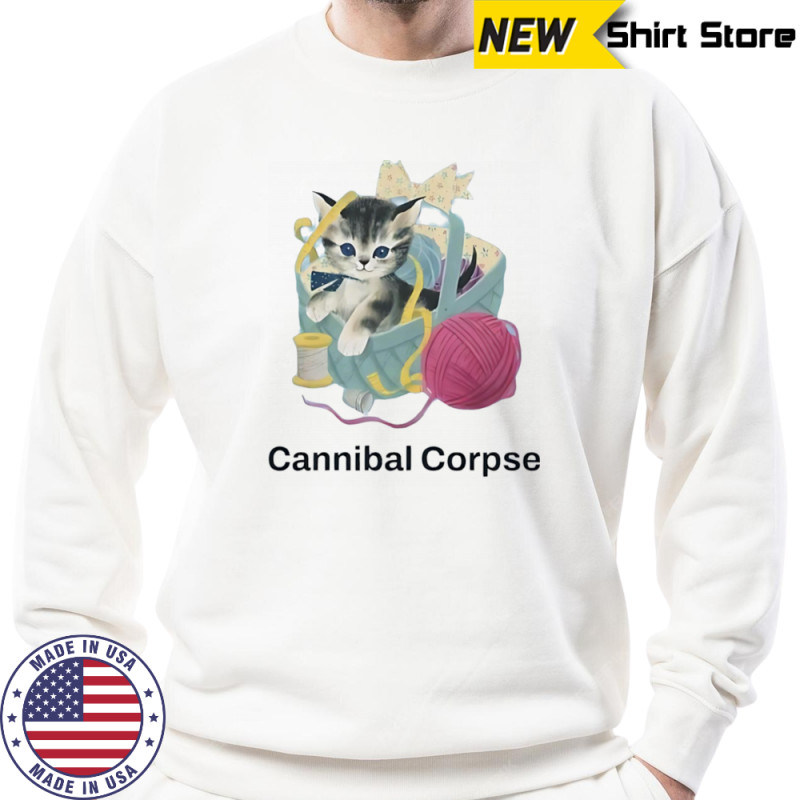 Cat cannibal corpse shirt Hoodie