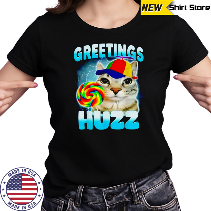 Cat greetings huzz shirt Women's T-shirt