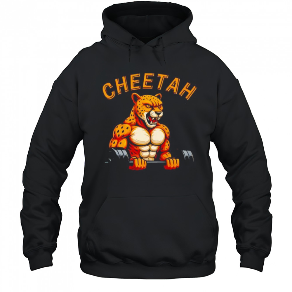 Cheetah Gym Weightlifting shirt Hoodie