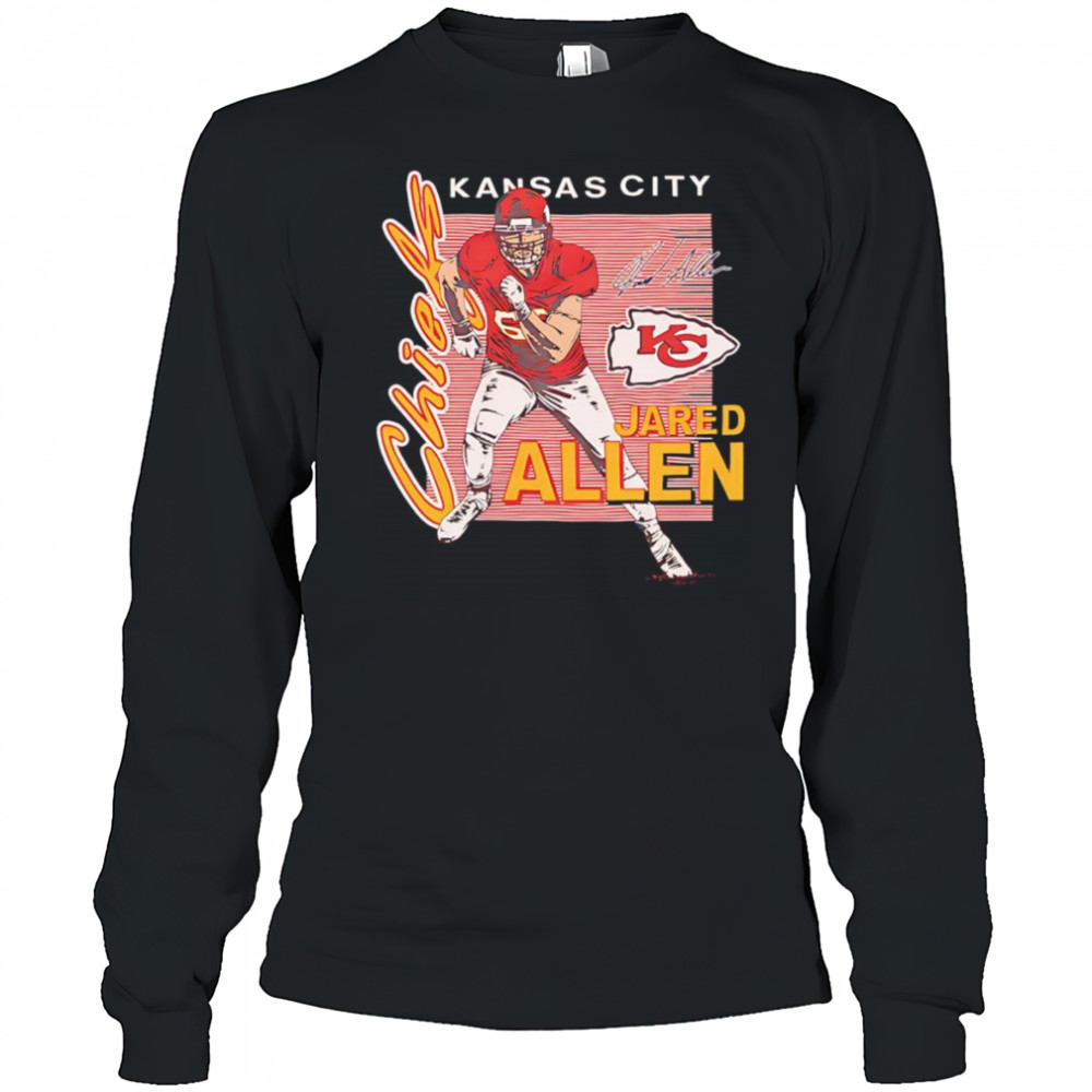 Chiefs Jared Allen signature shirt Long Sleeved