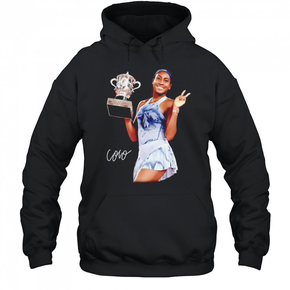Coco Gauff Champion graphic shirt Hoodie