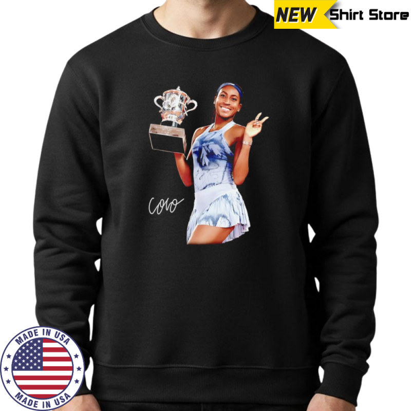 Coco Gauff Champion graphic shirt Hoodie