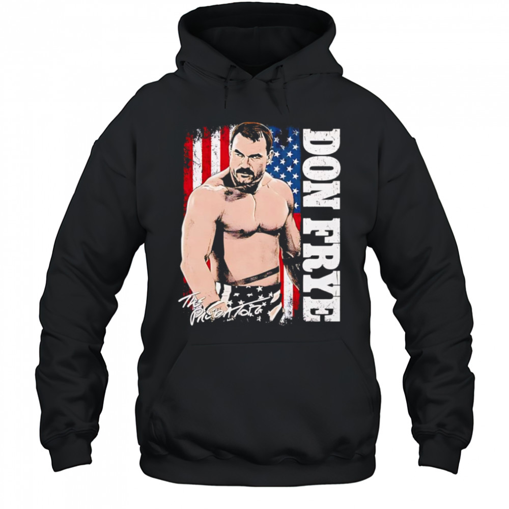 Don Frye American flag shirt Hoodie
