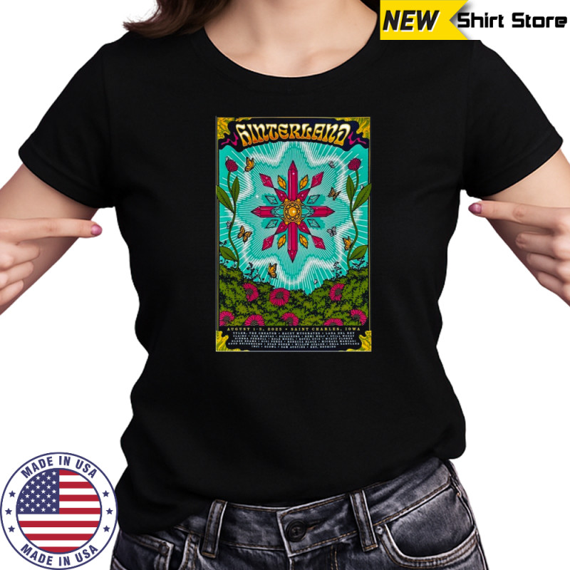 Hinterland Music Festival Aug 1-3 2025 In St. Charles Iowa Poster T-Shirt Women's T-shirt