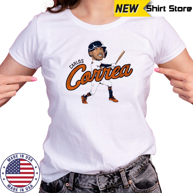 Houston Astros Carlos Correa Caricature cartoon shirt Women's T-shirt