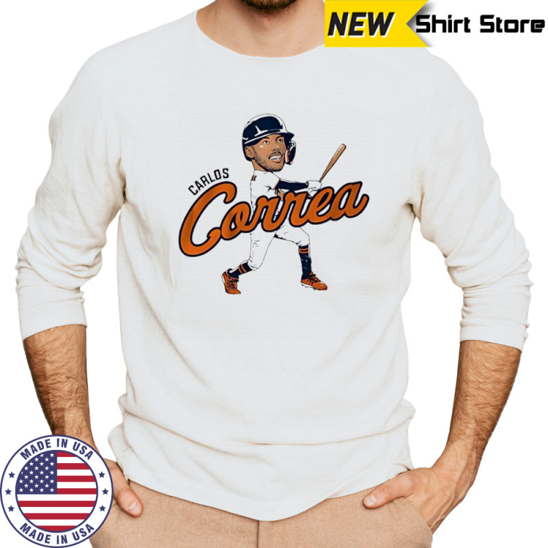 Houston Astros Carlos Correa Caricature cartoon shirt Long Sleeved