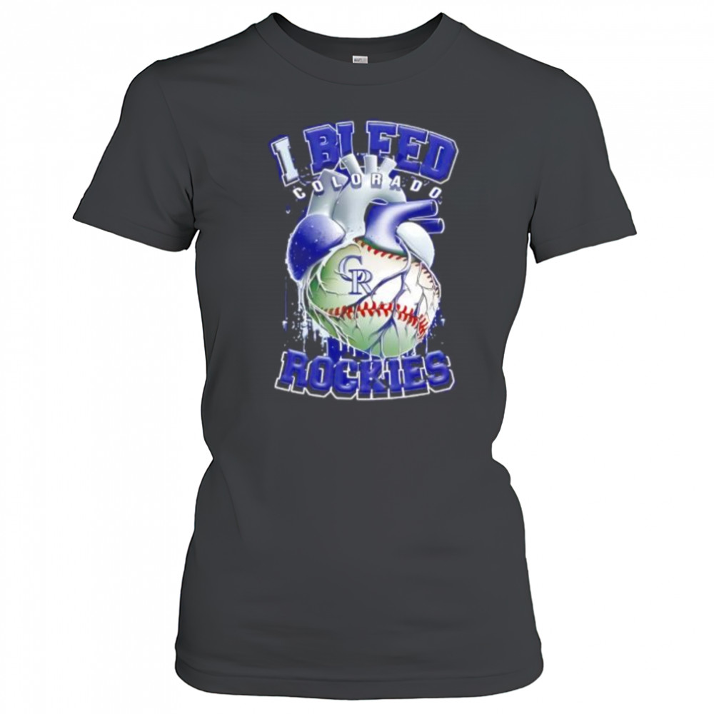 I Bleed Colorado Rockies shirt Women's T-shirt