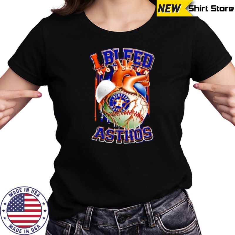 I Bleed Houston Astros shirt Women's T-shirt