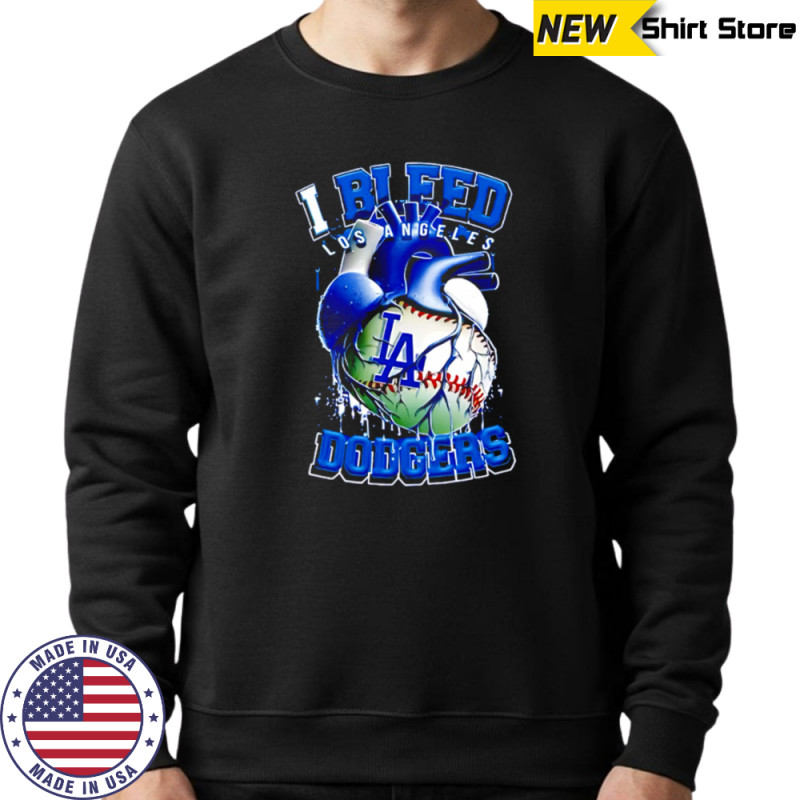 I Bleed Los Angeles Dodgers shirt Hoodie