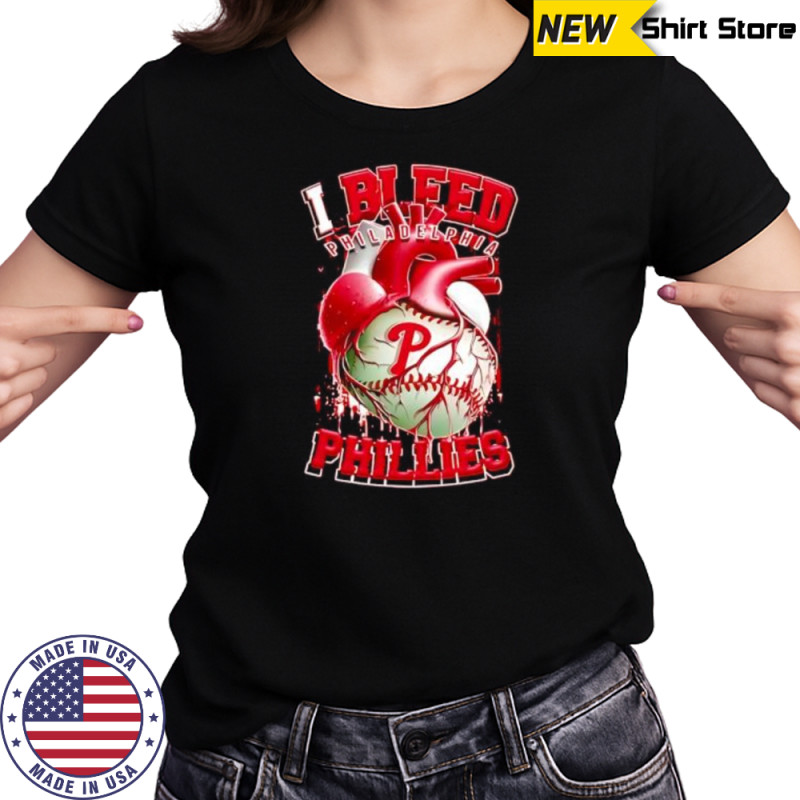 I Bleed Philadelphia Phillies shirt Women's T-shirt