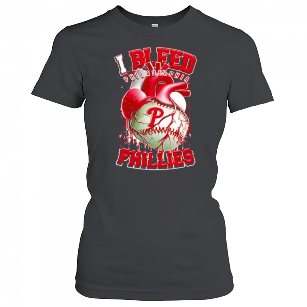 I Bleed Philadelphia Phillies shirt Women's T-shirt
