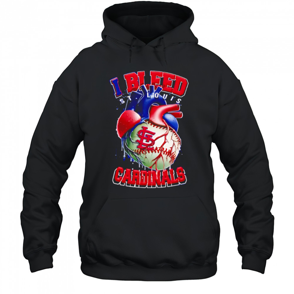 I Bleed St. Louis Cardinals shirt Hoodie