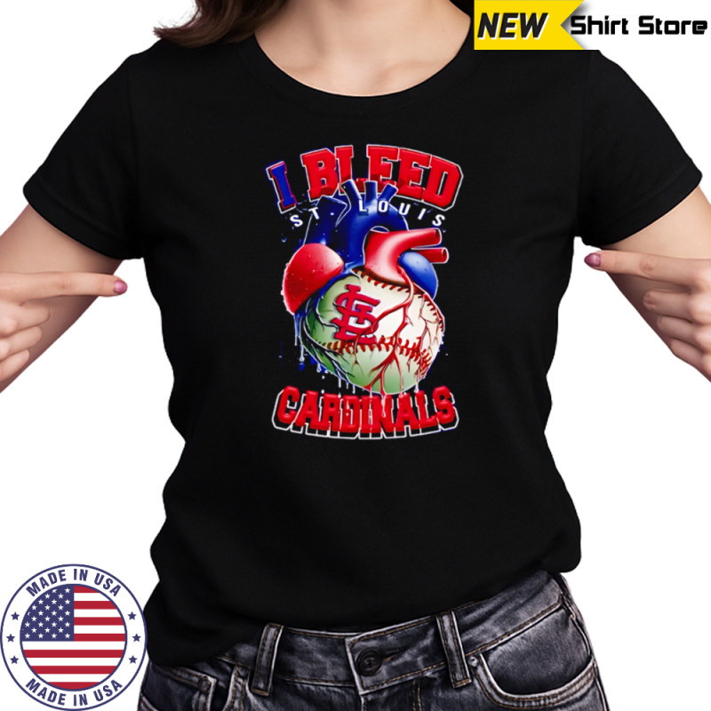 I Bleed St. Louis Cardinals shirt Women's T-shirt