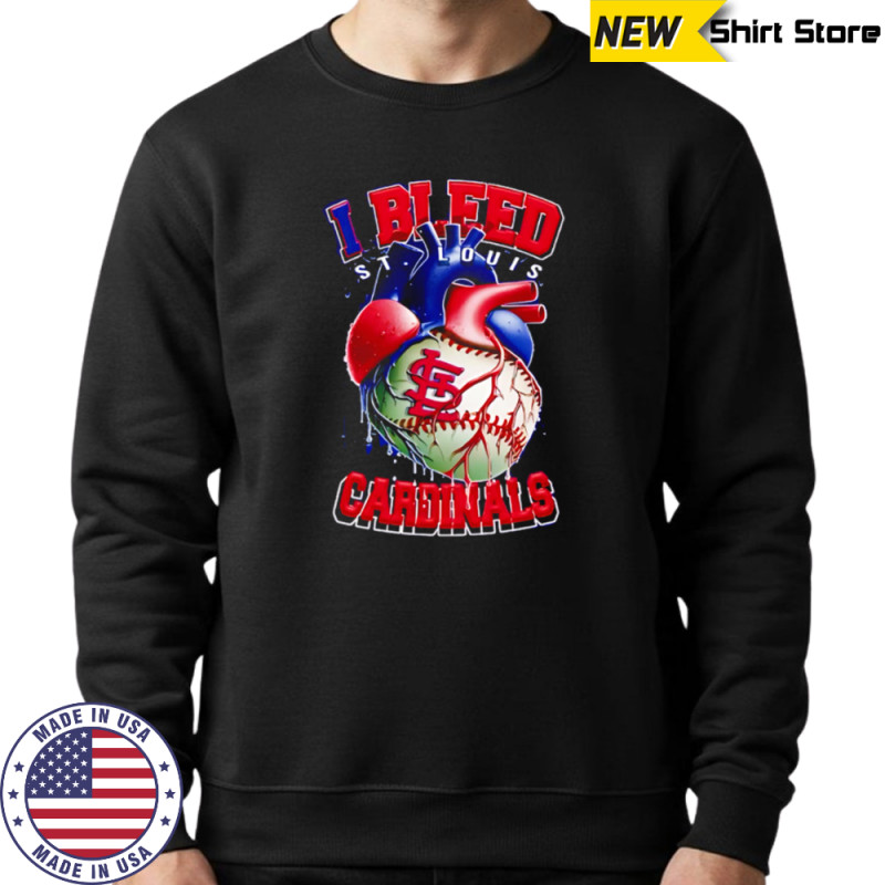 I Bleed St. Louis Cardinals shirt Hoodie
