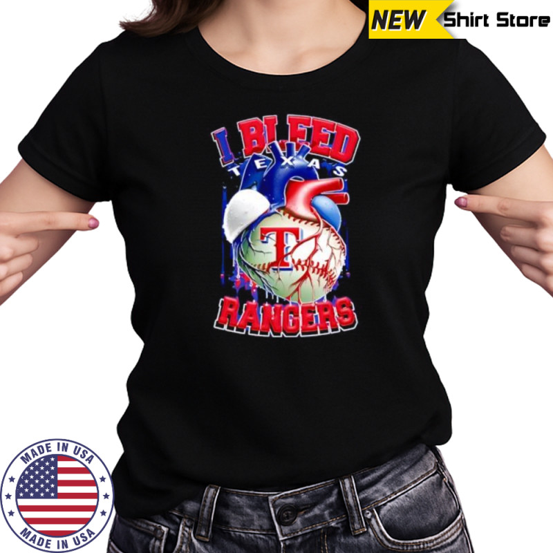 I Bleed Texas Rangers shirt Women's T-shirt