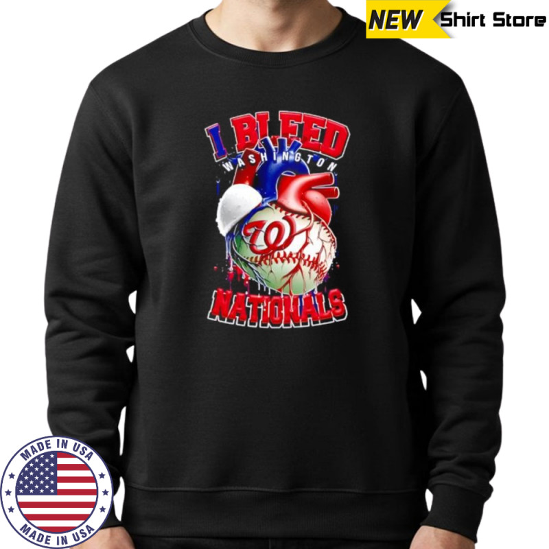 I Bleed Washington Nationals shirt Hoodie