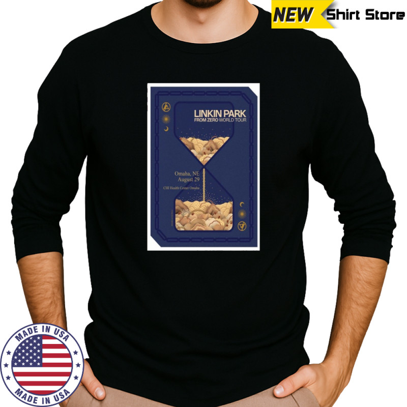 Linkin Park From Zero World Tour Pittsburgh PA Aug 19 2025 Poster T-Shirt Long Sleeved