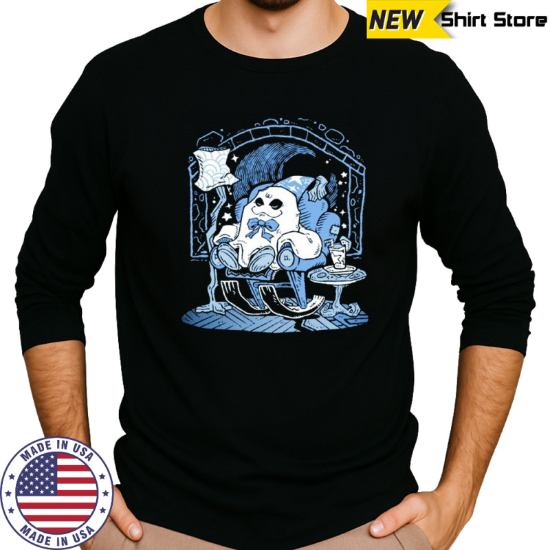 Me Time Jaimonster Ghost T-shirt Long Sleeved