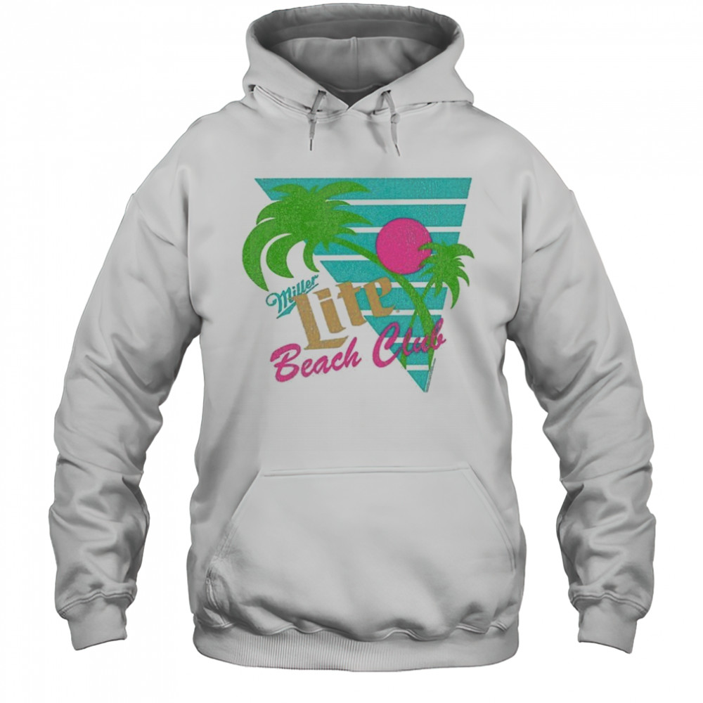 Miller Lite Beach Club T-shirt Hoodie