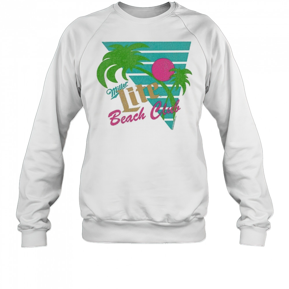 Miller Lite Beach Club T-shirt Sweatshirt
